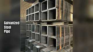 Tuyau d'acier carré galvanisé ASTM 1,5 mm